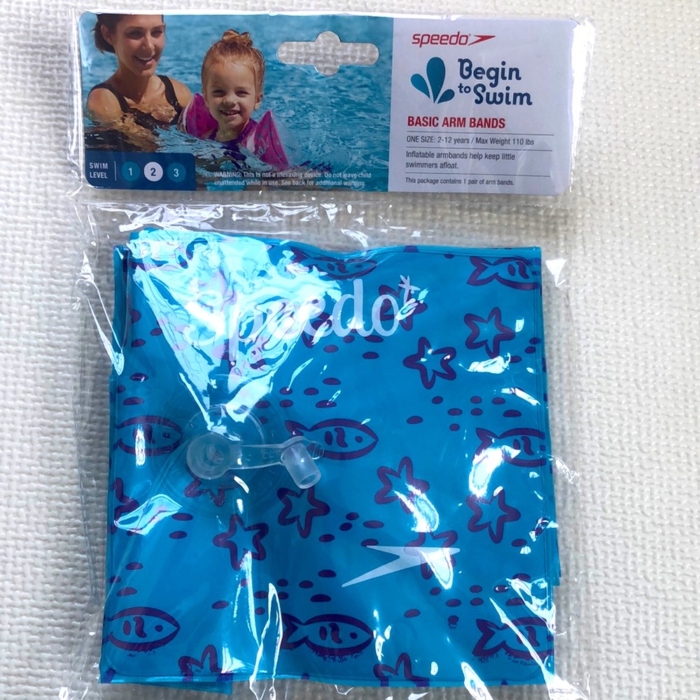 Kids speedo floatie arm bands swimming beach pool